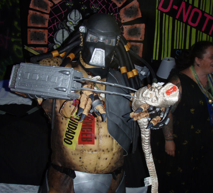 Chestburster being skewered