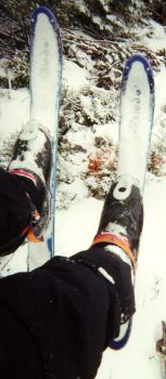 Picture of SnowBlades taken while I was riding a chairlift